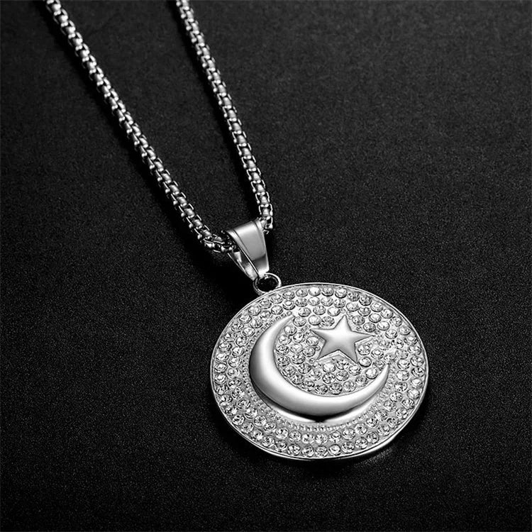 Crescent Moon & Star Pendant