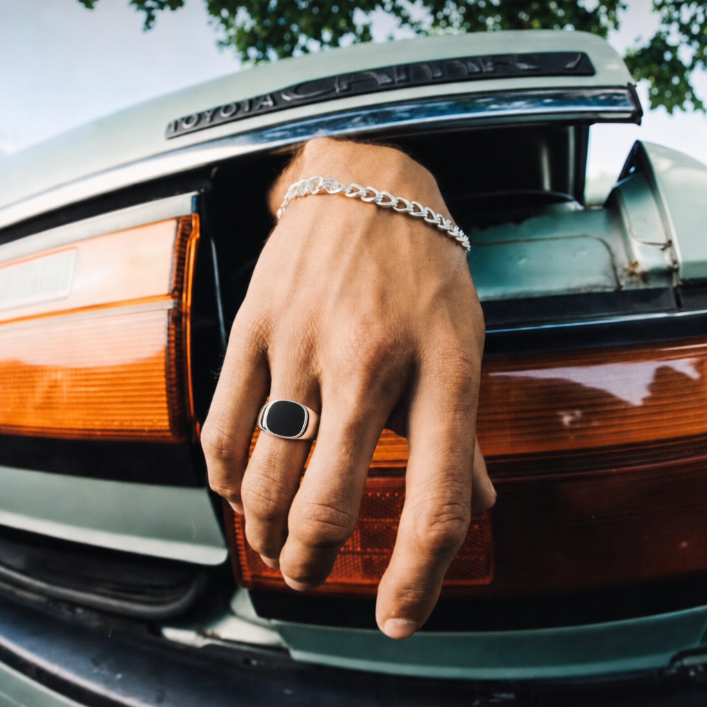 Smooth Punk Rock Ring